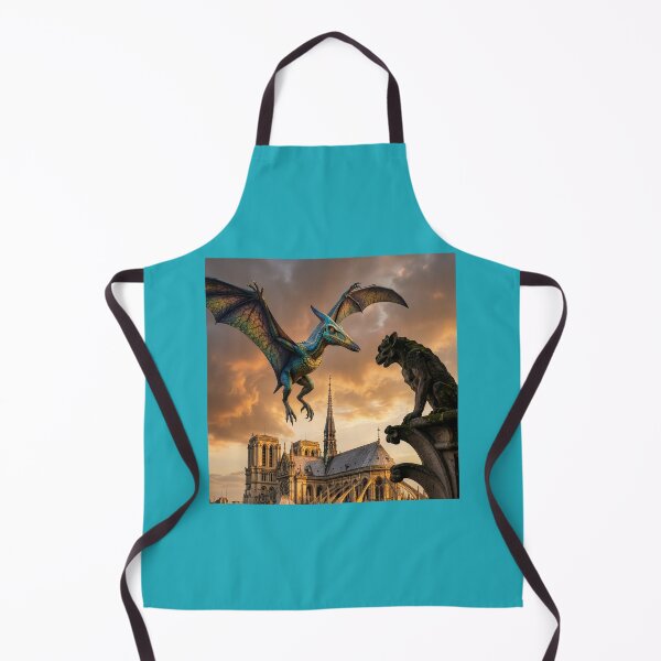 Item preview, Pterodactyl Meets Gargoyle at Notre Dame designed and sold by Tridentulus.