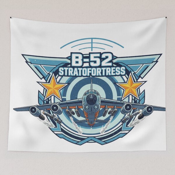 Item preview, Strategic Bomber B-52 Stratofortress Aviation Illustration designed and sold by Combat Skies.