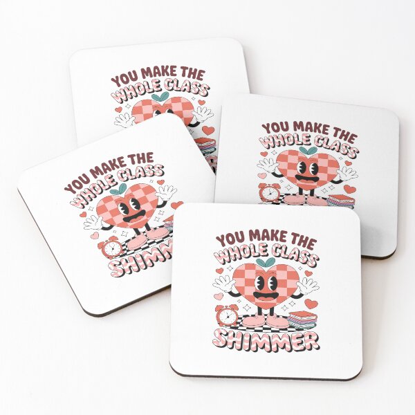 Item preview, Teacher Valentine Day Retro Disco Heart Making Class Shimmer designed and sold by repconomArt.