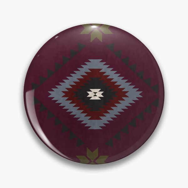 Item preview, Western style carpet and area rug design in rich red tones, inspired by cowboy culture and Southwestern aesthetics designed and sold by Line-Aura.