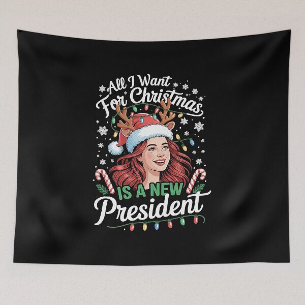 Item preview, All I Want For Christmas Is A New President - Antifa Santa designed and sold by Bruceiee495.