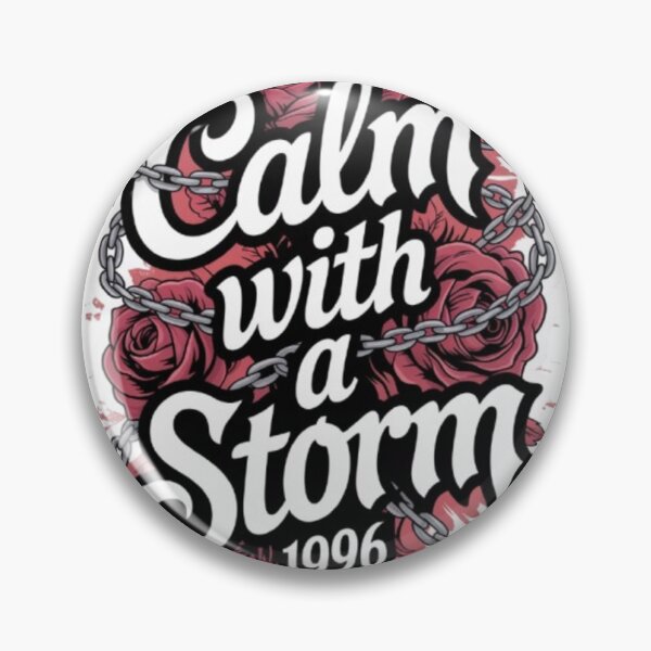 Item preview, Calm With a Storm Statement Typography designed and sold by NewUSShop.