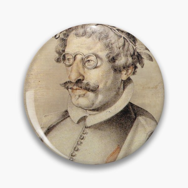 Item preview, Portrait of Francisco de Quevedo. Conceptist poet of the Spanish Golden Age designed and sold by Filologica.