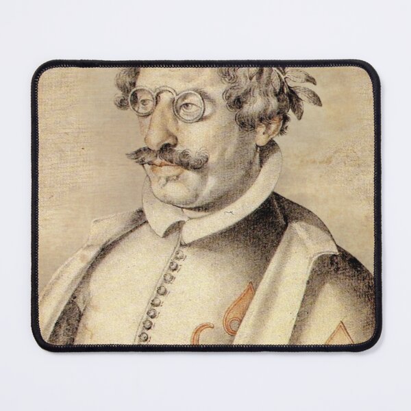 Item preview, Portrait of Francisco de Quevedo. Conceptist poet of the Spanish Golden Age designed and sold by Filologica.
