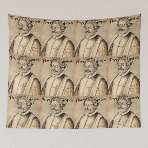 Item preview, Portrait of Francisco de Quevedo. Conceptist poet of the Spanish Golden Age designed and sold by Filologica.