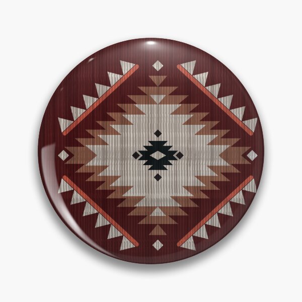 Item preview, Western style carpet and area rug design in rich red tones, inspired by cowboy culture and Southwestern aesthetics designed and sold by Line-Aura.