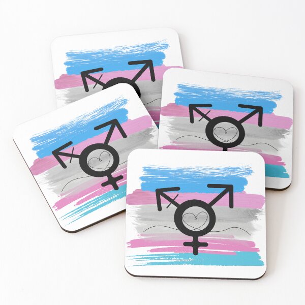 Item preview, Trans Pride in Paint Strokes designed and sold by VenusXOXO.