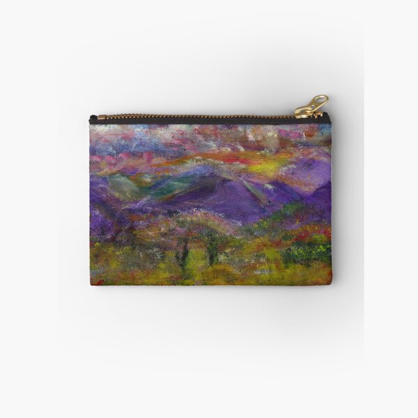 Aperçu de l'œuvre Échos en violet et or créée et vendue par Badave.