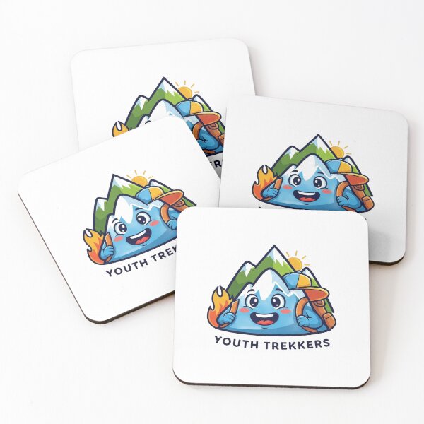 Item preview,  Friendly blue creature holding a trekking pole and wearing a hat designed and sold by VerizalShop.