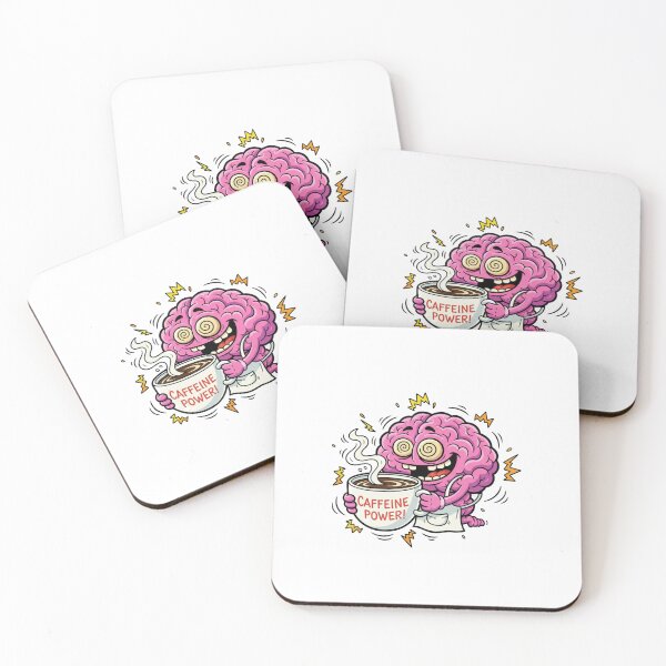 Item preview, Goofy Cartoon Brain on Caffeine designed and sold by CatgoDigital.