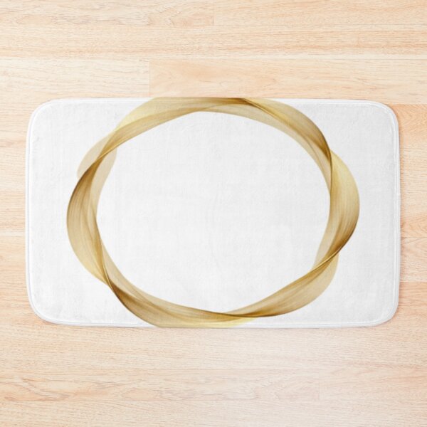 Item preview, Golden Loop – Abstract Circular Flow in Metallic Strands designed and sold by Cristhian Almanza.