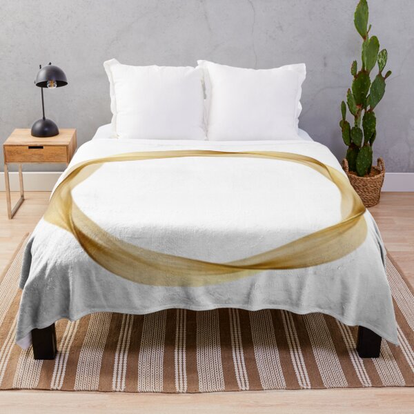 Item preview, Golden Loop – Abstract Circular Flow in Metallic Strands designed and sold by Cristhian Almanza.