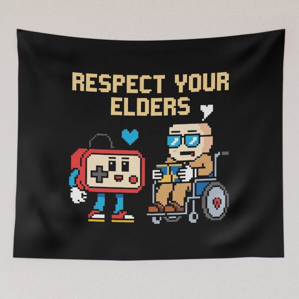 Item preview, Respect Your Elders Gaming Control Retro  designed and sold by mullettt269.
