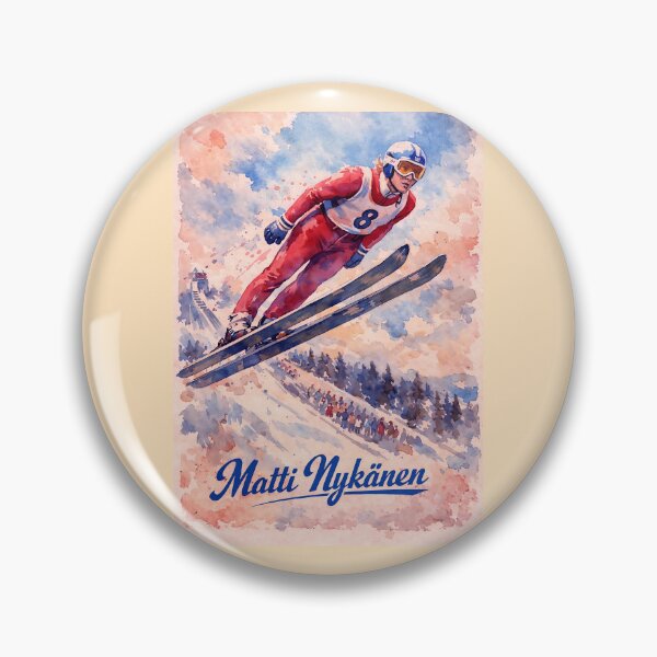 Item preview, Matti Nykanen Ski Jumping designed and sold by Sarcastic designs.