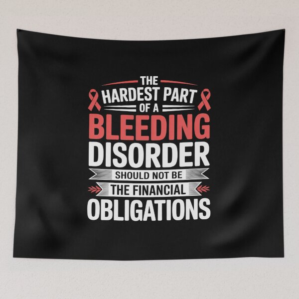 Item preview, Hemophilia Awareness Bleeding Disorder Warrior Fighter designed and sold by Rrettgison.
