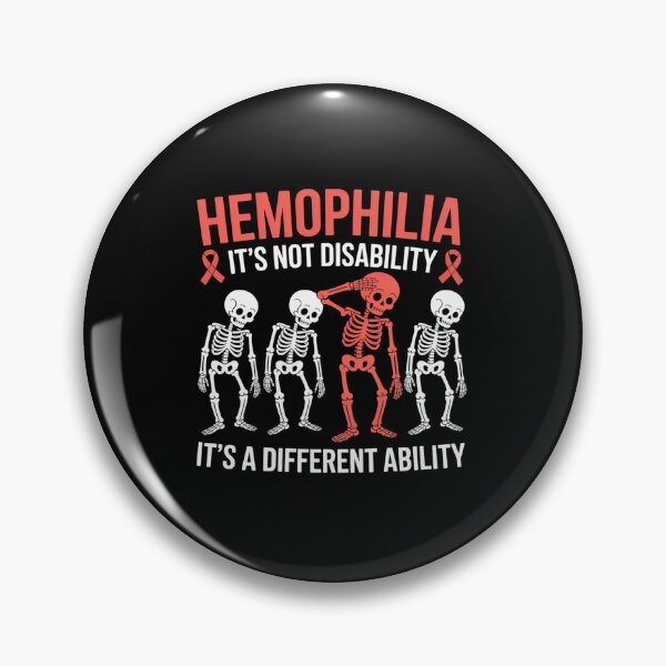 Item preview, Hemophilia Awareness Dabbing Different Ability Red Ribbon designed and sold by Rrettgison.
