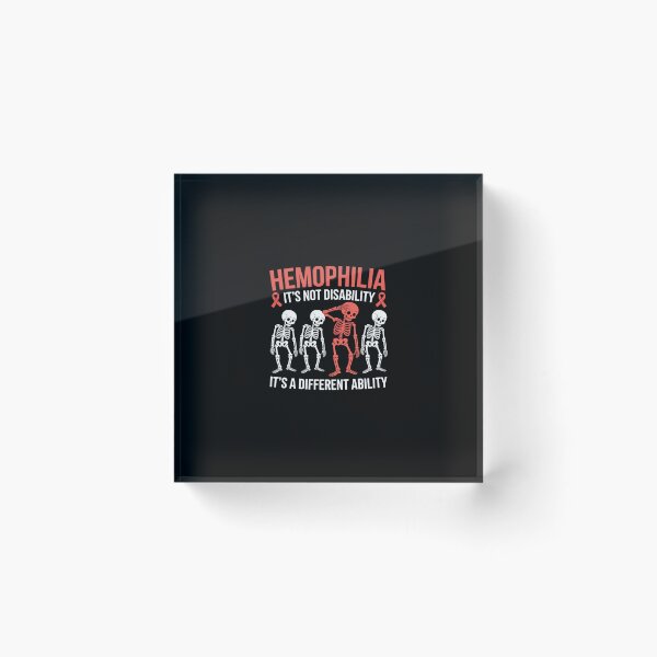 Item preview, Hemophilia Awareness Dabbing Different Ability Red Ribbon designed and sold by Rrettgison.