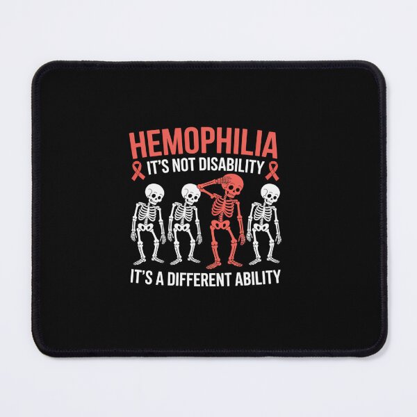 Item preview, Hemophilia Awareness Dabbing Different Ability Red Ribbon designed and sold by Rrettgison.