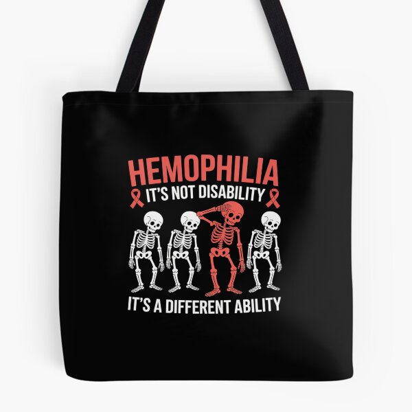 Item preview, Hemophilia Awareness Dabbing Different Ability Red Ribbon designed and sold by Rrettgison.
