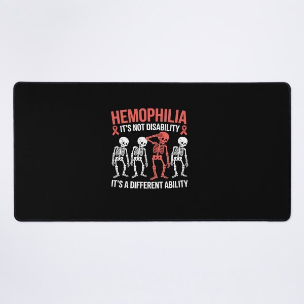 Item preview, Hemophilia Awareness Dabbing Different Ability Red Ribbon designed and sold by Rrettgison.