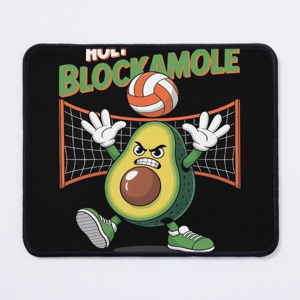 Item preview, Holy Blockamole Volleybal pun, Cute Funny avocado designed and sold by Tatianamiobi.