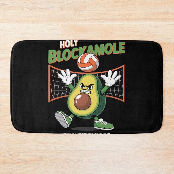 Item preview, Holy Blockamole Volleybal pun, Cute Funny avocado designed and sold by Tatianamiobi.