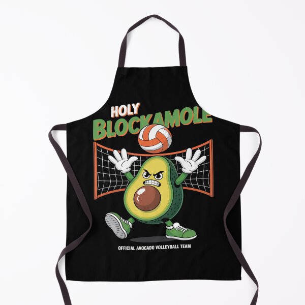 Item preview, Holy Blockamole Volleybal pun, Cute Funny avocado designed and sold by Tatianamiobi.