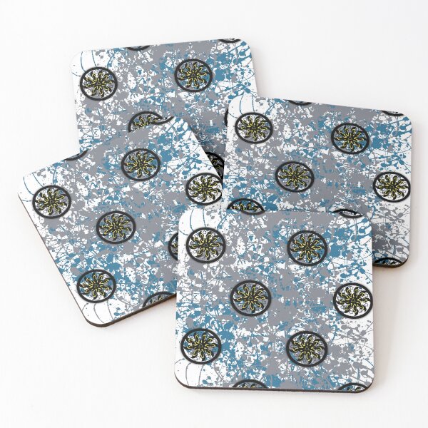 Item preview, Signature collection: Aqua Cool Wheels  designed and sold by Twisted Doodles.