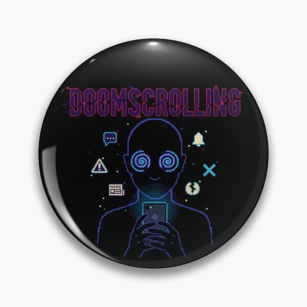Item preview, DoomScrolling Digital Pixel Art designed and sold by TinyJoy Studio.