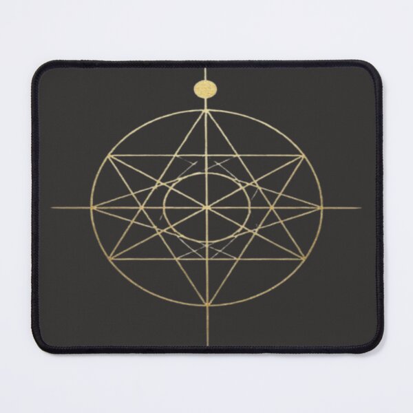 Item preview, Golden Compass – Geometric Mandala with Symmetrical Star designed and sold by Cristhian Almanza.