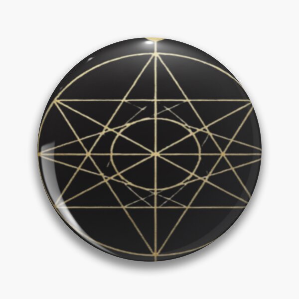 Item preview, Golden Compass – Geometric Mandala with Symmetrical Star designed and sold by Cristhian Almanza.