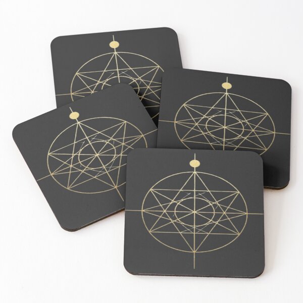 Item preview, Golden Compass – Geometric Mandala with Symmetrical Star designed and sold by Cristhian Almanza.