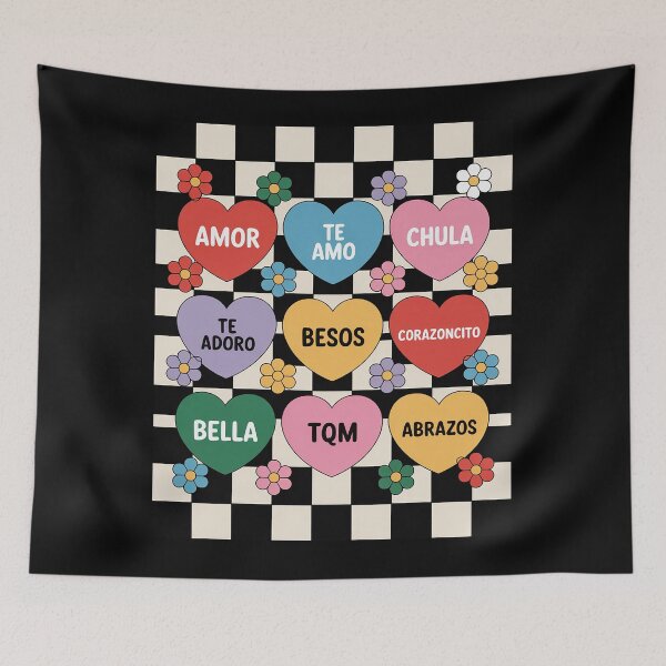 Item preview, Spanish Valentine Conversation Heart Feliz San Valentin Amor designed and sold by Rrettgison.