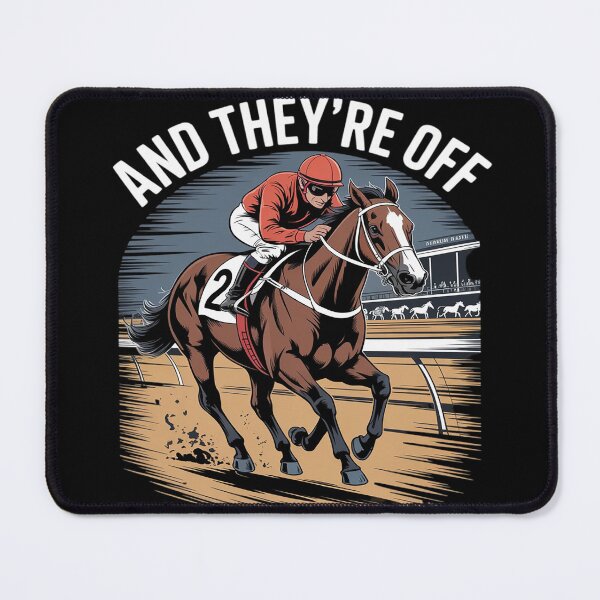 Item preview, Horse Racing Vibes They’re Off At The Starting Gate designed and sold by Tatianamiobi.