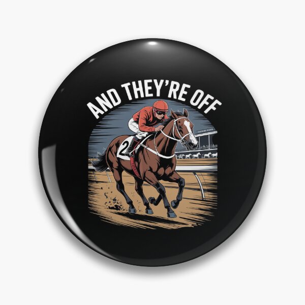 Item preview, Horse Racing Vibes They’re Off At The Starting Gate designed and sold by Tatianamiobi.