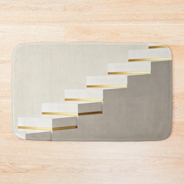 Item preview, Golden Steps – Minimalist Staircase with Elegant Accent designed and sold by Cristhian Almanza.