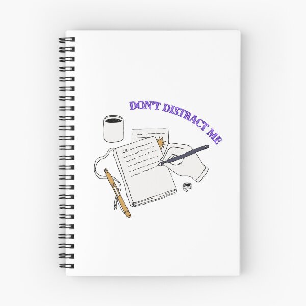Item preview, Don't Distract Me - Journaling Artwork designed and sold by Ink & Harmony.