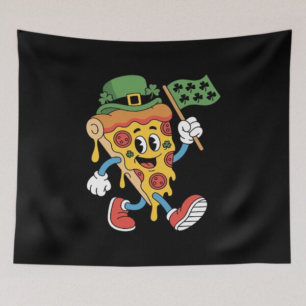Item preview, St Patricks Day Pizza Saint Paddys Snack Food Women Kids Men designed and sold by Rrettgison.