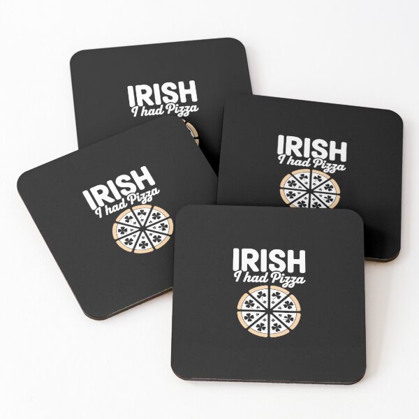 Item preview, St Patricks Day Pizza Shamrock Irish I had Pizza Pun designed and sold by Rrettgison.