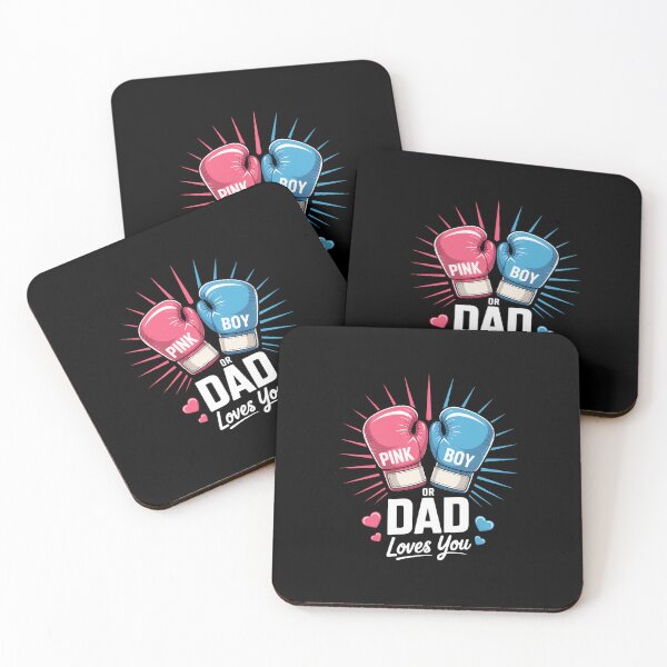 Item preview, Pink Or Blue Dad Loves You Boxing Gender Reveal Party designed and sold by EllenJast.