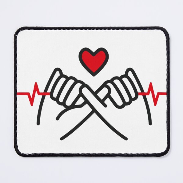 Item preview, Pinky Swear Electric Love Heart designed and sold by Nordic Echo.