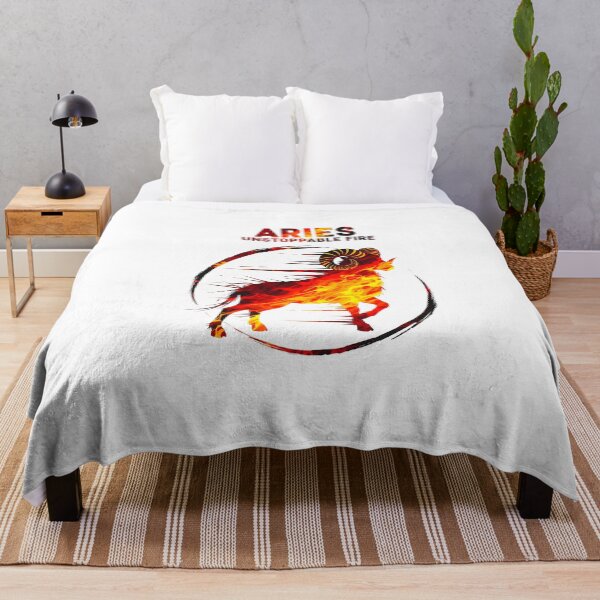 Item preview, Aries Zodiac – Unstoppable Fire Sticker Sumi-e Ukiyo-e Watersplash ink Art designed and sold by blacksealstudio.
