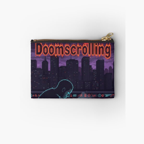 Item preview, Doomscrolling Digital Pixel Art designed and sold by TinyJoy Studio.