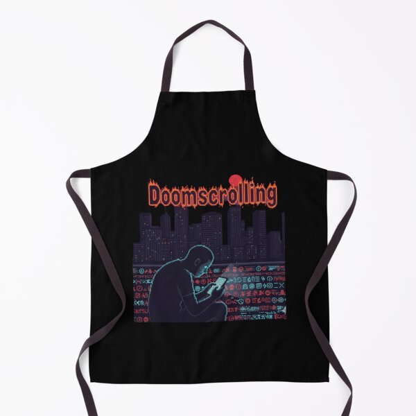 Item preview, Doomscrolling Digital Pixel Art designed and sold by TinyJoy Studio.