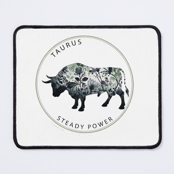 Item preview, Taurus Earth – Steady Power Sticker Sumi-e Ukiyo-e Watersplash ink Art designed and sold by blacksealstudio.