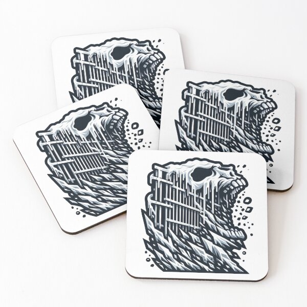 Item preview, Melting ICE Skull Protest Design | Abolish ICE Immigration Justice Art designed and sold by RedVista.