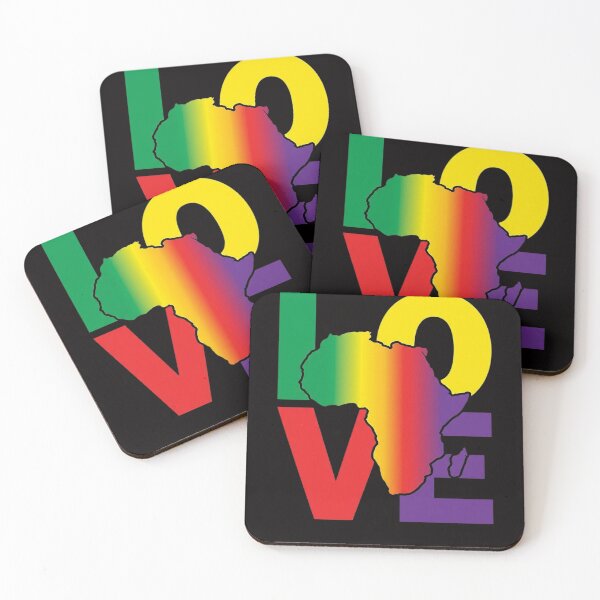 Item preview, Love Black History Month African Love Sign Pan African Flag designed and sold by rutimenta.