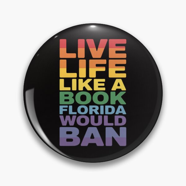 Item preview, Live Like Book in Florida. LGBTQ Rainbow Gift, LGBTQIA Pride designed and sold by rutimenta.