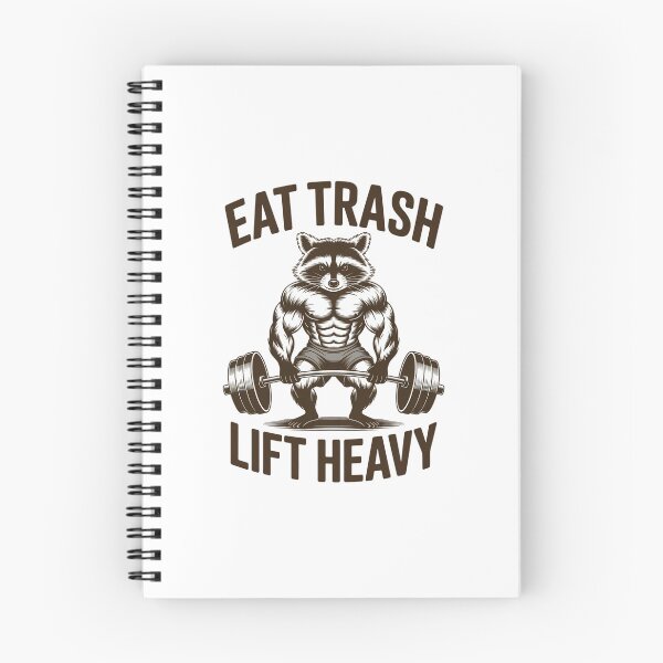 Item preview, Raccoon Gym Weight Training Eat Trash Lift Heavy designed and sold by EllenJast.