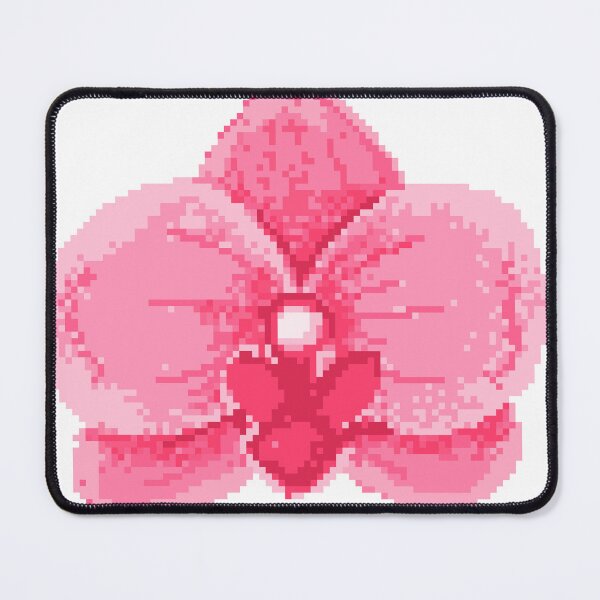 Item preview, Orchid pixel art designed and sold by Agniadesign.